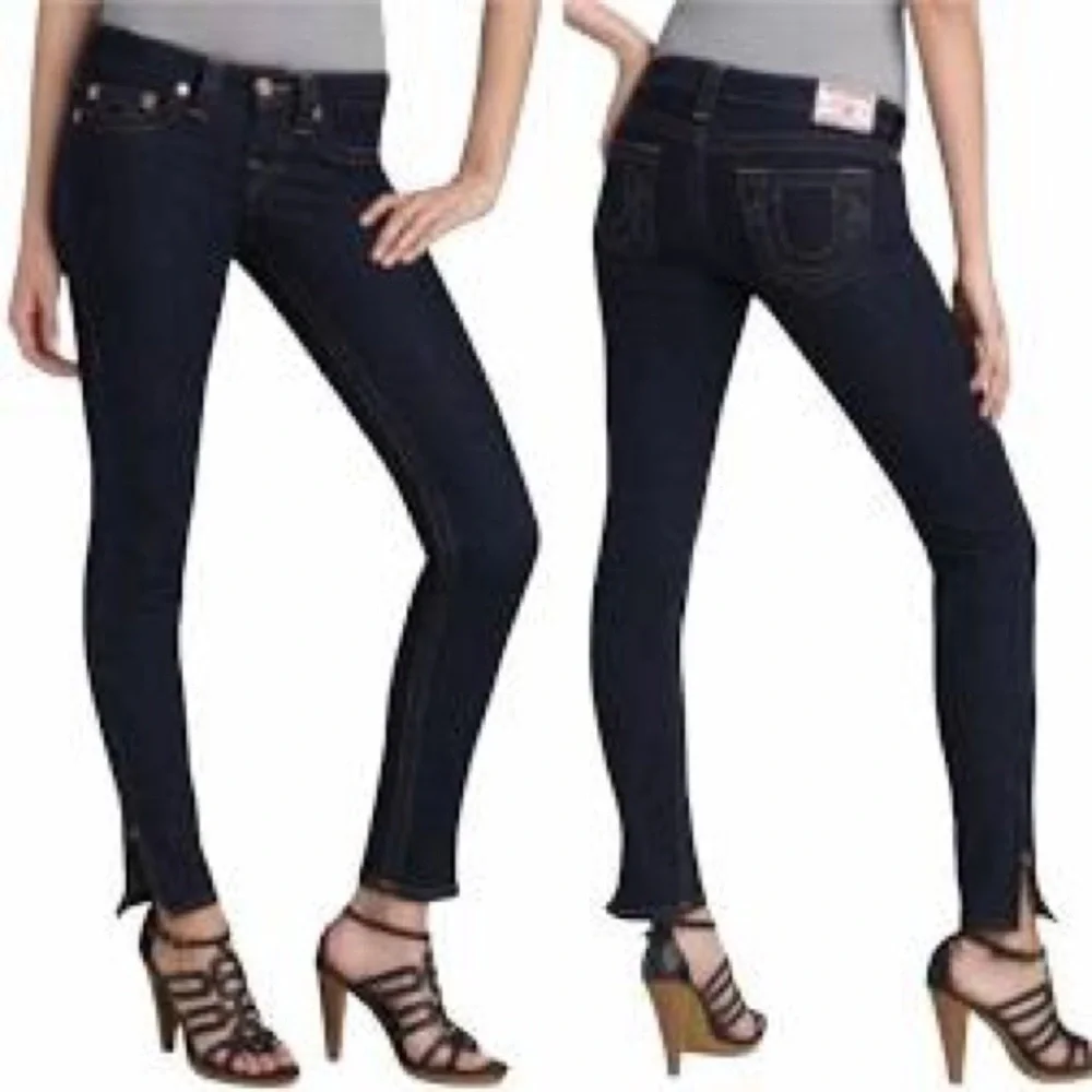 True Religion Ankle Zipper Skinny Jeans
